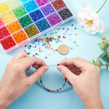Transparent Acrylic Bicone Beads 24 Colors for Jewelry Making
