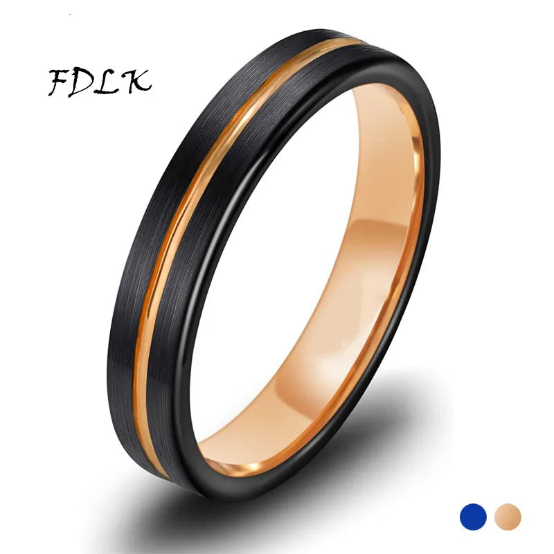 Stainless Steel Rings for Women Men - Engagement Wedding Jewelry Accessories