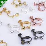 4mm Brass Earring Clip, Earring Finding, 20pcs/lot