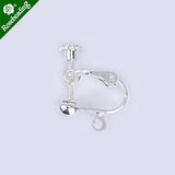 4mm Brass Earring Clip, Earring Finding, 20pcs/lot