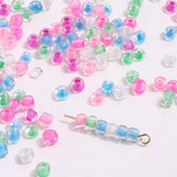 4mm Transparent Rice Beads Glass Beads DIY Necklace Accessories