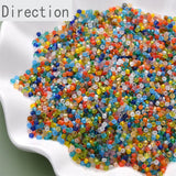 4mm Frosted Glass Rice Beads DIY Jewelry Material