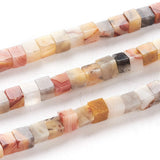 4mm Agates Tiger Eye Quartzs Square Beads for Jewelry Making
