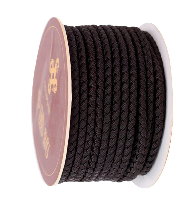 4mm DK Coffee Dragon Squama Braid Nylon Cord+18m/roll Jewelry Accessories