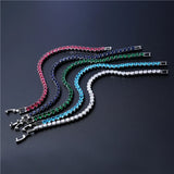4mm CZ Men's & Women's Bracelets Birthday Wedding Accessories
