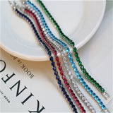 4mm CZ Men's & Women's Bracelets Birthday Wedding Accessories