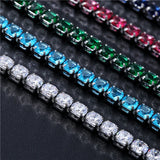 4mm CZ Men's & Women's Bracelets Birthday Wedding Accessories