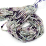 4mm Fluorite Stone Beads for Jewelry Making