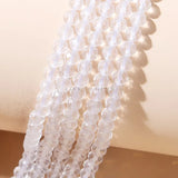 4mm Faceted Natural Rock Quartz Beads for Jewelry Making