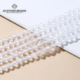 4mm Faceted Natural Rock Quartz Beads for Jewelry Making