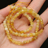 4mm Faceted Multi-Stone Cube Beads for Jewelry Making