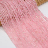4mm Faceted Multi-Stone Cube Beads for Jewelry Making
