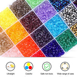 4mm Glass Bicone Beads Kits Jewelry Beads Loose Spacer beads 4800pcs/box
