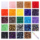 4mm Glass Bicone Beads Kits Jewelry Beads Loose Spacer beads 4800pcs/box