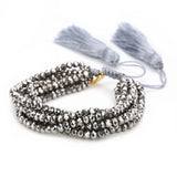 4mm Glass Crystal Beads 6 Layers Tassel Bracelet