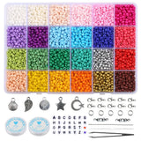 4mm Glass Seed Beads Box Set With Tools Alphabet Beads