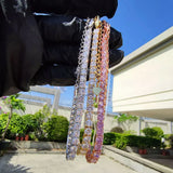4mm CZ Iced Out Diamond Tennis Anklet Jewelry