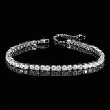 4mm CZ Iced Out Diamond Tennis Anklet Jewelry