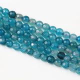 4mm Light Blue Faceted Stone Beads 180pcs/lot