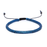 4mm Men's Colorful Hematite Bead Warp Bracelet