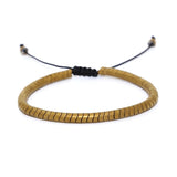4mm Men's Colorful Hematite Bead Warp Bracelet
