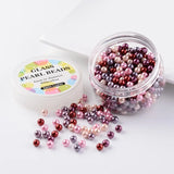 Mixed 4mm Glass Pearl Bead Sets for Jewelry Making
