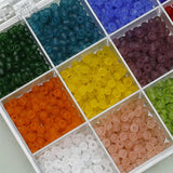 4mm Multi-Color Frosted Glass Crystal Beads DIY Necklace Bracelet Jewelry