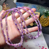 4mm Auralite 23 Rutilated Bracelet Natural Crystal Stone