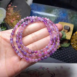 4mm Auralite 23 Rutilated Bracelet Natural Crystal Stone