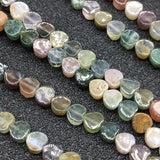 4mm Natural Stone Loose Beads Heart Peach Shape Nail Necklace Bracelet