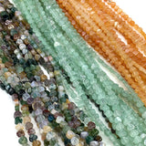 4mm Natural Stone Loose Beads Heart Peach Shape Nail Necklace Bracelet