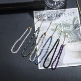 4mm Beaded Anklet Stainless Steel Clasp Women's Beach Jewel