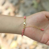 4mm Opal Animal Beaded Bracelet Women's Charm Jewelry