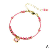 4mm Opal Animal Beaded Bracelet Women's Charm Jewelry