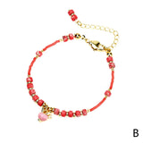 4mm Opal Animal Beaded Bracelet Women's Charm Jewelry