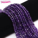 4mm Natural Stone Faceted Cube Shape Loose Spacer Beads