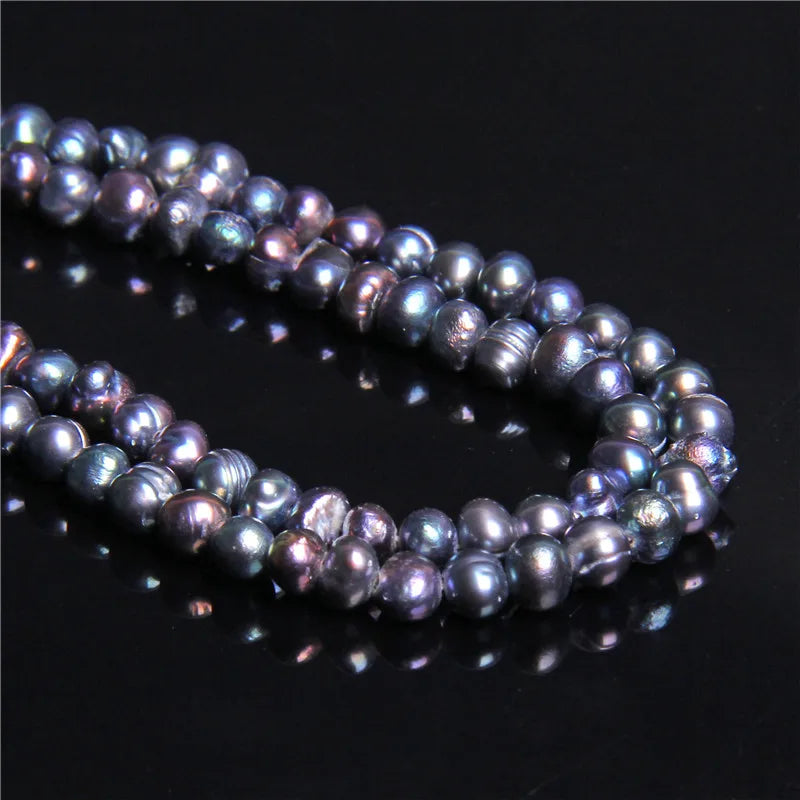 4mm Natural Baroque Freshwater Pearls Loose Beads for DIY Jewelry Making