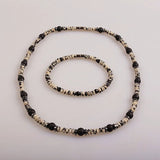4mm Stone Beads Magnet Necklace Tribal Jewelry