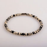 4mm Stone Beads Magnet Necklace Tribal Jewelry