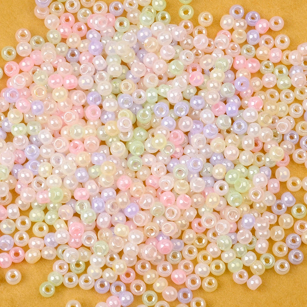 4mm Pearl Glass Beads Seed Bead for Jewelry Making