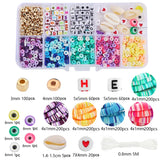 Polymer Clay Disc Beads DIY Kit for Boho Jewelry Making
