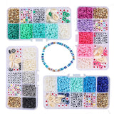 Polymer Clay Disc Beads DIY Kit for Boho Jewelry Making