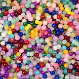 4mm Round Glass Beads Charms Loose Spacer Beads For Jewelry Making DIY Bracelets
