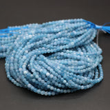 4mm Small Faceted Pink Opal Rutilated Quartz Beads DIY Necklace