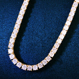 4mm Spring Clasp Tennis Chain Zircon Necklace