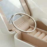 4mm Stainless Steel Gear Shape Bangle for Women Couple
