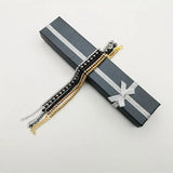 4mm Stainless steel beads bracelet women Strand bracelet BLKN0787