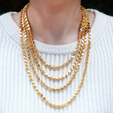 4mm Diamond Dubai Charm Chain Necklaces - Various Sizes