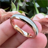 4mm Opal Inlay Tungsten Wedding Band for Men & Women
