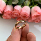 4mm Womens Tungsten Carbide Wedding Ring